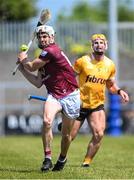 28 May 2023; Joseph Boyle of Westmeath scores a point during the Leinster GAA Hurling Senior Championship Round 5 match between Westmeath and Antrim at TEG Cusack Park in Mullingar, Westmeath. Photo by Tyler Miller/Sportsfile
