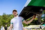 28 May 2023; Fionnan Mc Quillan-Tolan of Ireland prior to the competition in the Men's Four Final B during day 4 of the European Rowing Championships 2023 at Bled in Slovenia. Photo by Vid Ponikvar/Sportsfile