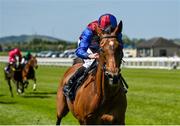 28 May 2023; Luxembourg, with Ryan Moore up, on their way to winning the Tattersalls Gold cup during the Tattersalls Irish Guineas Festival at The Curragh Racecourse in Kildare. Photo by David Fitzgerald/Sportsfile