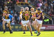 28 May 2023; Liam Og McGovern of Wexford in action against Pádraig Walsh of Kilkenny during the Leinster GAA Hurling Senior Championship Round 5 match between Wexford and Kilkenny at Chadwicks Wexford Park in Wexford. Photo by Eóin Noonan/Sportsfile