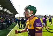 28 May 2023; Conor McDonald of Wexford celebrates after the Leinster GAA Hurling Senior Championship Round 5 match between Wexford and Kilkenny at Chadwicks Wexford Park in Wexford. Photo by Eóin Noonan/Sportsfile