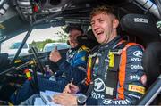 28 May 2023; Gary Kiernan and James Fulton in their Ford Fiesta R5 during the Kilmore Hotel Stages Rally round 3 of the Triton Showers National Rally Championship in Cootehill, Co Cavan. Photo by Philip Fitzpatrick/Sportsfile