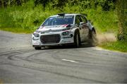 28 May 2023; Desi Henry and Paddy Robinson in their Citroen C3 Rally2 during the Kilmore Hotel Stages Rally Round 3 of the Triton Showers National Rally Championship in Cootehill, Co Cavan. Photo by Philip Fitzpatrick/Sportsfile