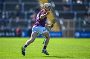 28 May 2023; Cathal Dunbar of Wexford celebrates after scoring a point from a sideline cut during the Leinster GAA Hurling Senior Championship Round 5 match between Wexford and Kilkenny at Chadwicks Wexford Park in Wexford. Photo by Eóin Noonan/Sportsfile