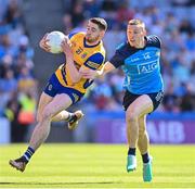 28 May 2023; Eddie Nolan of Roscommon in action against Con O'Callaghan of Dublin during the GAA Football All-Ireland Senior Championship Round 1 match between Dublin and Roscommon at Croke Park in Dublin. Photo by Ramsey Cardy/Sportsfile