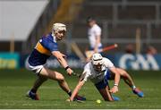 28 May 2023; Dessie Hutchinson of Waterford in action against Bryan O'Meara of Tipperary during the Munster GAA Hurling Senior Championship Round 5 match between Tipperary and Waterford at FBD Semple Stadium in Thurles, Tipperary. Photo by Michael P Ryan/Sportsfile