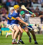 28 May 2023; Jack Prendergast of Waterford in action against Ronan Maher of Tipperary during the Munster GAA Hurling Senior Championship Round 5 match between Tipperary and Waterford at FBD Semple Stadium in Thurles, Tipperary. Photo by Michael P Ryan/Sportsfile