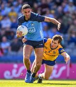 28 May 2023; James McCarthy of Dublin in action against David Murray of Roscommon during the GAA Football All-Ireland Senior Championship Round 1 match between Dublin and Roscommon at Croke Park in Dublin. Photo by Ramsey Cardy/Sportsfile