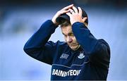 28 May 2023; Dublin manager Dessie Farrell reacts during injury time in the GAA Football All-Ireland Senior Championship Round 1 match between Dublin and Roscommon at Croke Park in Dublin. Photo by Ramsey Cardy/Sportsfile