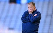28 May 2023; Roscommon manager Davy Burke during the GAA Football All-Ireland Senior Championship Round 1 match between Dublin and Roscommon at Croke Park in Dublin. Photo by Ramsey Cardy/Sportsfile