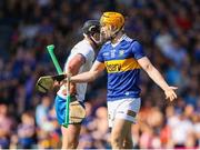 28 May 2023; Mark Kehoe of Tipperary with a broken hurley during the Munster GAA Hurling Senior Championship Round 5 match between Tipperary and Waterford at FBD Semple Stadium in Thurles, Tipperary. Photo by Michael P Ryan/Sportsfile