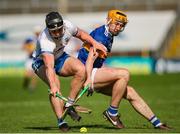 28 May 2023; Mark Kehoe of Tipperary in action against Iarlaith Daly of Waterford during the Munster GAA Hurling Senior Championship Round 5 match between Tipperary and Waterford at FBD Semple Stadium in Thurles, Tipperary. Photo by Michael P Ryan/Sportsfile