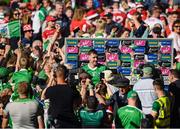 28 May 2023; Diarmaid Byrnes of Limerick during a TV interview after the Munster GAA Hurling Senior Championship Round 5 match between Limerick and Cork at TUS Gaelic Grounds in Limerick. Photo by Daire Brennan/Sportsfile