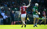 28 May 2023; Cork manager Pat Ryan during the Munster GAA Hurling Senior Championship Round 5 match between Limerick and Cork at TUS Gaelic Grounds in Limerick. Photo by Daire Brennan/Sportsfile