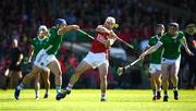 28 May 2023; Patrick Horgan of Cork in action against Michael Casey, left, and Declan Hannon of Limerick during the Munster GAA Hurling Senior Championship Round 5 match between Limerick and Cork at TUS Gaelic Grounds in Limerick. Photo by Daire Brennan/Sportsfile