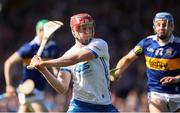 28 May 2023; Calum Lyons of Waterford in action against John McGrath of Tipperary during the Munster GAA Hurling Senior Championship Round 5 match between Tipperary and Waterford at FBD Semple Stadium in Thurles, Tipperary. Photo by Michael P Ryan/Sportsfile