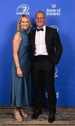 28 May 2023; On arrival at the Leinster Rugby Awards Ball is Stuart and Nina Lancaster. The Leinster Rugby Awards Ball, which took place at the Clayton Hotel Burlington Road in Dublin, was a celebration of the 2022/23 Leinster Rugby. Photo by Harry Murphy/Sportsfile