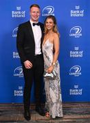 28 May 2023; On arrival at the Leinster Rugby Awards Ball is Ciarán Frawley and Charlotte Murphy. The Leinster Rugby Awards Ball, which took place at the Clayton Hotel Burlington Road in Dublin, was a celebration of the 2022/23 Leinster Rugby. Photo by Harry Murphy/Sportsfile