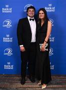 28 May 2023; On arrival at the Leinster Rugby Awards Ball is Thomas Clarkson and Ava O'Shea. The Leinster Rugby Awards Ball, which took place at the Clayton Hotel Burlington Road in Dublin, was a celebration of the 2022/23 Leinster Rugby season. Photo by Harry Murphy/Sportsfile