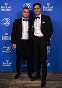 28 May 2023; On arrival at the Leinster Rugby Awards Ball is Nick McCarthy and Sam Yong. The Leinster Rugby Awards Ball, which took place at the Clayton Hotel Burlington Road in Dublin, was a celebration of the 2022/23 Leinster Rugby. Photo by Harry Murphy/Sportsfile