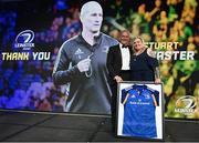 28 May 2023; Stuart Lancaster and Leinster Rugby president Debbie Carty. The Leinster Rugby Awards Ball, which took place at The Clayton Hotel Burlington Road in Dublin, was a celebration of the 2022/23 Leinster Rugby. Photo by Harry Murphy/Sportsfile