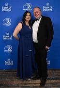28 May 2023; Tanya and James Nolan at the Leinster Rugby Awards Ball, which took place at the Clayton Hotel Burlington Road in Dublin, was a celebration of the 2022/23 Leinster Rugby season. Photo by Ramsey Cardy/Sportsfile