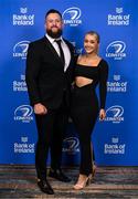28 May 2023; On arrival at the Leinster Rugby Awards Ball is Andrew Porter and Elaine Sutton. The Leinster Rugby Awards Ball, which took place at the Clayton Hotel Burlington Road in Dublin, was a celebration of the 2022/23 Leinster Rugby season. Photo by Harry Murphy/Sportsfile
