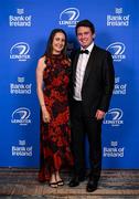 28 May 2023; On arrival at the Leinster Rugby Awards Ball is Paul Cahill and Aine Delany. The Leinster Rugby Awards Ball, which took place at the Clayton Hotel Burlington Road in Dublin, was a celebration of the 2022/23 Leinster Rugby season. Photo by Harry Murphy/Sportsfile