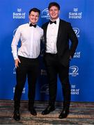 28 May 2023; On arrival at the Leinster Rugby Awards Ball is Jack O'Brien and Joe McCarthy. The Leinster Rugby Awards Ball, which took place at the Clayton Hotel Burlington Road in Dublin, was a celebration of the 2022/23 Leinster Rugby. Photo by Harry Murphy/Sportsfile