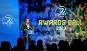 28 May 2023; Mario Rosenstock during Leinster Rugby Awards Ball, which took place at The Clayton Hotel Burlington Road in Dublin, was a celebration of the 2022/23 Leinster Rugby season. Photo by Harry Murphy/Sportsfile