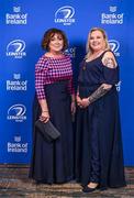 28 May 2023; On arrival at the Leinster Rugby Awards Ball is Jacinta O'Rourke and Debbie Carty. The Leinster Rugby Awards Ball, which took place at the Clayton Hotel Burlington Road in Dublin, was a celebration of the 2022/23 Leinster Rugby season. Photo by Harry Murphy/Sportsfile