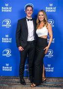 28 May 2023; On arrival at the Leinster Rugby Awards Ball is Darragh Curley and Ciara Connolly. The Leinster Rugby Awards Ball, which took place at the Clayton Hotel Burlington Road in Dublin, was a celebration of the 2022/23 Leinster Rugby season. Photo by Harry Murphy/Sportsfile
