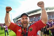 29 May 2023; Jeremy Loughman during the Munster Rugby homecoming as URC Champions at Thomond Park in Limerick. Photo by David Fitzgerald/Sportsfile