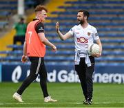 21 May 2023; Down manager Conor Laverty before the Tailteann Cup Group 2 Round 2 match between Tipperary and Down at FBD Semple Stadium in Thurles, Tipperary. Photo by Brendan Moran/Sportsfile