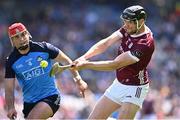 28 May 2023; Joseph Cooney of Galway during the Leinster GAA Hurling Senior Championship Round 5 match between Dublin and Galway at Croke Park in Dublin. Photo by Ramsey Cardy/Sportsfile