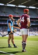 28 May 2023; Conor Whelan of Galway during the Leinster GAA Hurling Senior Championship Round 5 match between Dublin and Galway at Croke Park in Dublin. Photo by Ramsey Cardy/Sportsfile