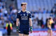 28 May 2023; Dublin goalkeeper Evan Comerford during the GAA Football All-Ireland Senior Championship Round 1 match between Dublin and Roscommon at Croke Park in Dublin. Photo by Ramsey Cardy/Sportsfile