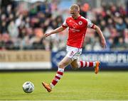 12 May 2023; Tom Grivosti of St Patrick's Athletic during the SSE Airtricity Men's Premier Division match between St Patrick's Athletic and Drogheda United at Richmond Park in Dublin. Photo by Piaras Ó Mídheach/Sportsfile