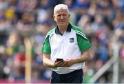 21 May 2023; LImerick manager John Kiely before the Munster GAA Hurling Senior Championship Round 4 match between Tipperary and Limerick at FBD Semple Stadium in Thurles, Tipperary. Photo by Brendan Moran/Sportsfile