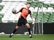 31 May 2023; Jerry Prendergast of Monaleen NS, Limerick, during the ‘C’ Cup, for mixed large sized schools, at the FAI Primary School 5s National Finals in the Aviva Stadium, Dublin. Photo by Eóin Noonan/Sportsfile