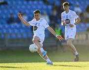 31 May 2023; Evan Donnelly of Kildare during the 2023 Electric Ireland Leinster GAA Football Minor Championship Final match between Dublin and Kildare at Laois Hire O'Moore Park in Portlaoise, Laois. Photo by Piaras Ó Mídheach/Sportsfile