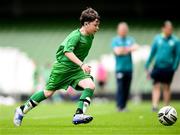 31 May 2023; Caolán Breen of St Columba’s NS, Ballybrack, Cork, during the Special Schools Cup at the FAI Primary School 5s National Finals in the Aviva Stadium, Dublin. Photo by Stephen McCarthy/Sportsfile