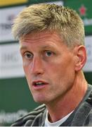 20 May 2023; La Rochelle head coach Ronan O'Gara after the Heineken Champions Cup Final match between Leinster and La Rochelle at Aviva Stadium in Dublin. Photo by Brendan Moran/Sportsfile