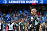 20 May 2023; Leinster senior coach Stuart Lancaster before the Heineken Champions Cup Final match between Leinster and La Rochelle at Aviva Stadium in Dublin. Photo by Brendan Moran/Sportsfile