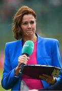 27 May 2023; Gráinne McElwain of GAAGO before the GAA Football All-Ireland Senior Championship Round 1 match between Derry and Monaghan at Celtic Park in Derry. Photo by Harry Murphy/Sportsfile