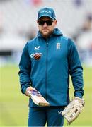 2 June 2023; England coach Brendon McCullum before day two of the Test Match between England and Ireland at Lords Cricket Ground in London, England. Photo by Matt Impey/Sportsfile