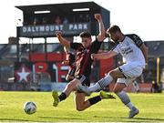 2 June 2023; Greg Bolger of Sligo Rovers  in action against James Clarke of Bohemians during the SSE Airtricity Men's Premier Division match between Bohemians and Sligo Rovers at Dalymount Park in Dublin. Photo by Sam Barnes/Sportsfile