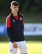 2 June 2023; Mason Melia of St Patrick's Athletic before the SSE Airtricity Men's Premier Division match between UCD and St Patrick's Athletic at UCD Bowl in Dublin. Photo by Harry Murphy/Sportsfile