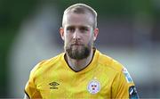 2 June 2023; Shelbourne goalkeeper Conor Kearns during the SSE Airtricity Men's Premier Division match between Derry City and Shelbourne at The Ryan McBride Brandywell Stadium in Derry. Photo by Brendan Moran/Sportsfile