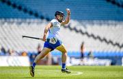 3 June 2023; Niall Garland of Monaghan celebrates after scoring his side's second goal during the Lory Meagher Cup Final match between Monaghan and Lancashire at Croke Park in Dublin. Photo by Harry Murphy/Sportsfile